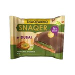 Snaq Fabriq Печенье глазированное шоколадное с фисташковой пастой и карамелью - 1120 тг