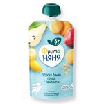 Пюре Фруто-Няня яблоко-банан-груша-печенье200мл - 360 тг